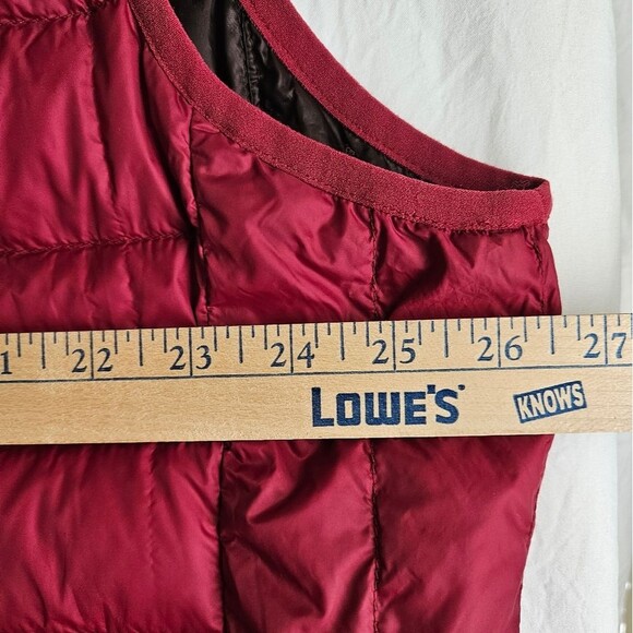 Saddlebred Down Puffer Vest Men's 2X Full Zip Red Quilted Packable Pockets EUC - Picture 9 of 10